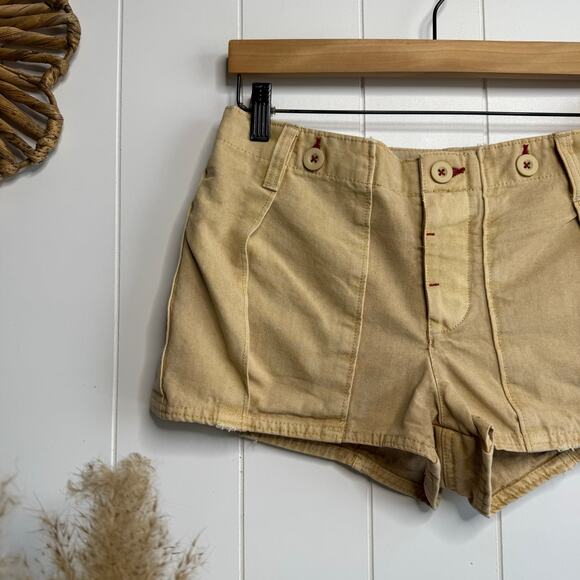 Free People shorts micro cotton cargo military utility 10 summer spring casual - Picture 4 of 7